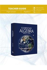 Elementary Algebra (Teacher Guide)