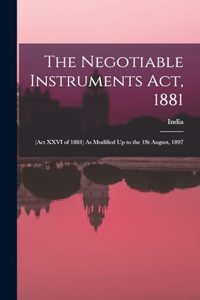 Negotiable Instruments Act, 1881