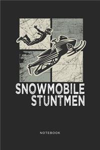 Snowmobile Stuntmen Notebook