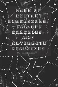 Maps of Distant Dimensions, Far-Off Galaxies, and Alternate Realities