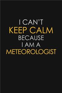 I Can't Keep Calm Because I Am A Meteorologist