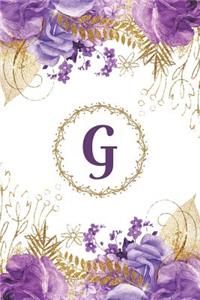 Plan on It Undated 12 Month Weekly Calendar Planner - Personalized Letter G