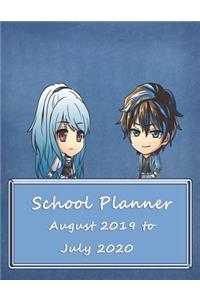 School Planner August 2019 to July 2020