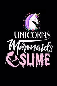 Unicorns Mermaids Slime