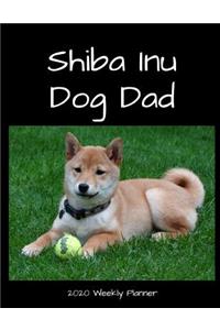 Shiba Inu Dog Dad 2020 Weekly Planner
