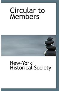 Circular to Members