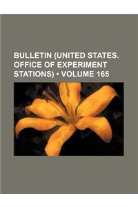 Bulletin (United States. Office of Experiment Stations) (Volume 165)