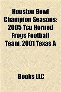 Houston Bowl Champion Seasons
