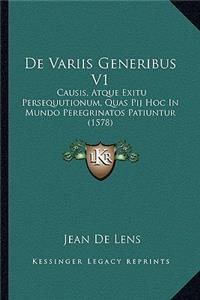 De Variis Generibus V1