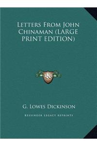Letters from John Chinaman