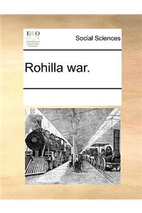 Rohilla war.