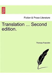 Translation ... Second Edition.