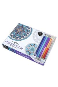 Vive Le Color! Meditation (Adult Coloring Book and Pencils): Color Therapy Kit