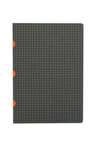 Paper Oh Cahier Circulo Grey on Orange / Grey on Orange A5 Lined