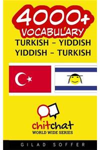 4000+ Turkish - Yiddish Yiddish - Turkish Vocabulary