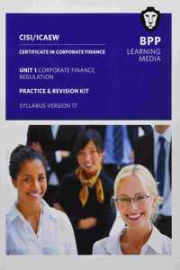 CISI Capital Markets Programme Certificate in Corporate Finance Unit 1 Syllabus Version 17