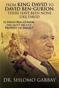 From King David to David Ben-Gurion