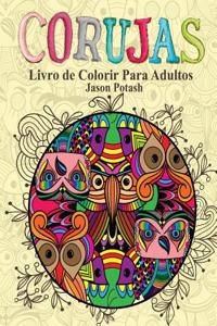 Corujas Livro de Colorir Para Adultos