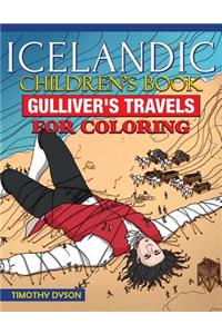 Icelandic Children's Book: Gulliver's Travels for Coloring