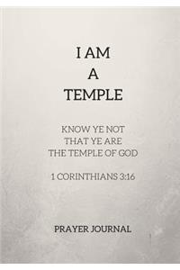 I Am a Temple Prayer Journal