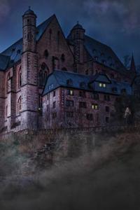 Mysterious Manor House Blank Book