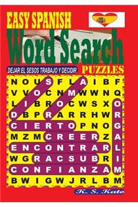 EASY SPANISH Word Search Puzzles