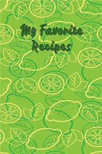 My Favorite Recipes