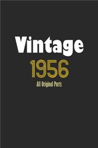 Vintage 1956 Notebook All Original Parts Gift