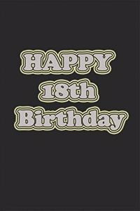 Happy birthday 18th