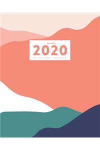 2020 Weekly & Monthly View Planner