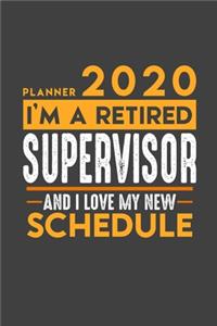 Planner 2020 for retired SUPERVISOR