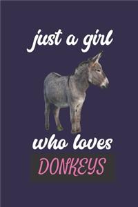 Just A Girl Who Loves Donkeys