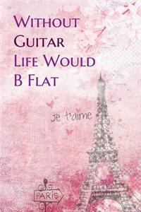 Without Guitar Life Would B Flat