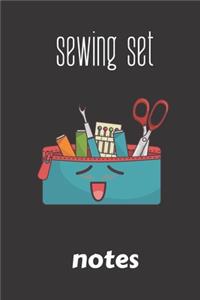 sewing set notes