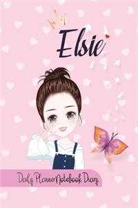 Elsie Daily Planner Notebook Diary