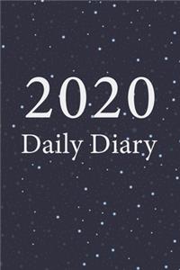 Daily Diary 2020: 365 Day Journal January - December 2020 - Page a day Diary Appointment Time Schedule Agenda Organizer To Do - Track for Meal, Mood, Exercise - for P