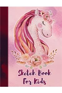 Sketch Book for Kids - Blank Paper for Drawing, Doodling or Sketching - 110 Pages 8.5