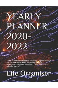 Yearly Planner 2020-2022