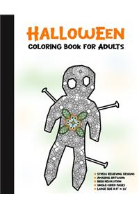Halloween Coloring Book for Adults