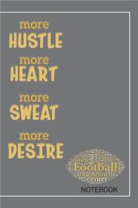 More Hustle More Heart More Sweat More Desire