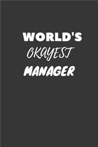 World's Okayest Manager Notebook