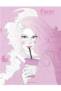 Faces Coloring Book for Grown-Ups 5 & 6