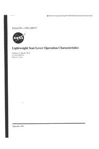 Lightweight Seat Lever Operation Characteristics