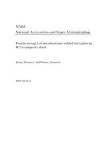 Tensile Strength of Simulated and Welded Butt Joints in W-Cu Composite Sheet