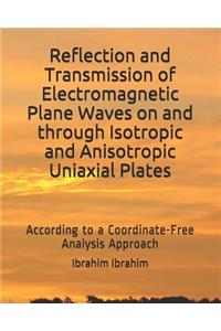 Reflection and Transmission of Electromagnetic Plane Waves on and Through Isotropic and Anisotropic Uniaxial Plates: According to a Coordinate-Free Analysis Approach