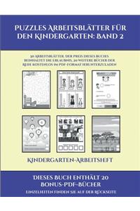 Kindergarten-Arbeitsheft (Puzzles Arbeitsblätter für den Kindergarten