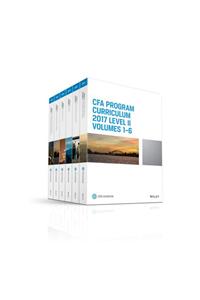 Cfa Program Curriculum 2017 Level II, Volumes 1 - 6