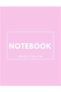 Notebook 1 Subject