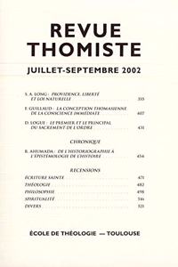 Revue Thomiste - 3/2002