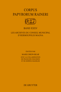 Les Archives Du Conseil Municipal d'Hermoupolis Magna